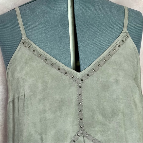 Torrid Studded Swing Cami Challis Dark Grey NWT - Picture 3 of 16